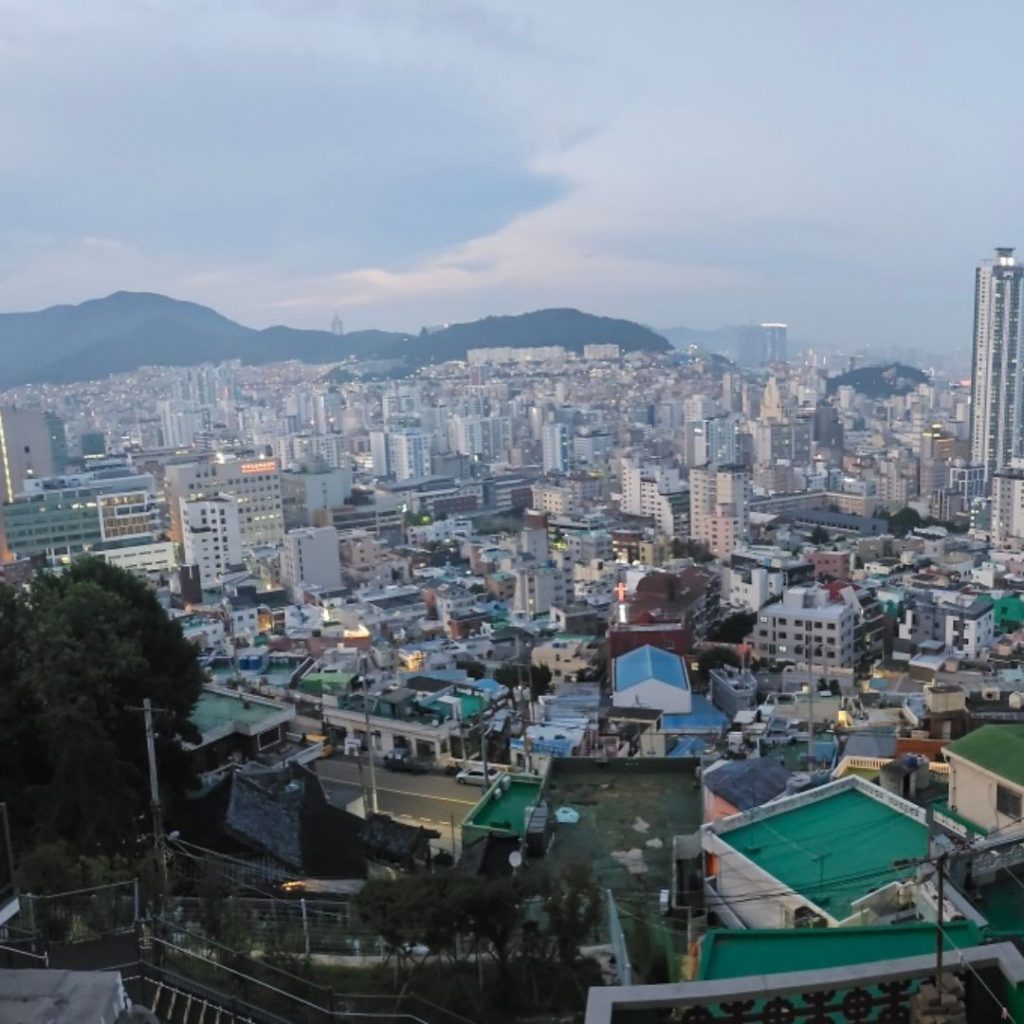 부산 천마산 언덕 풍경  